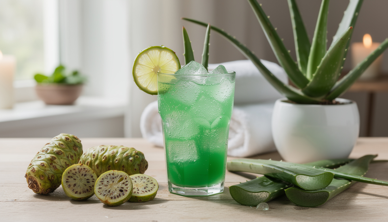 découvrez les bienfaits du cocktail detox noni et aloe vera, parfait pour une utilisation quotidienne ou une cure ponctuelle afin de revitaliser votre corps naturellement.