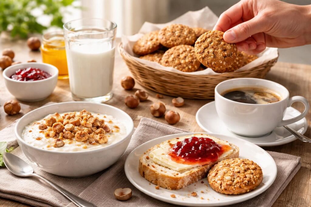 découvrez comment intégrer facilement les biscuits à la noisette dans votre repas quotidien pour allier plaisir gourmand et nutrition.
