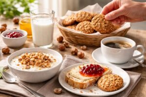 découvrez comment intégrer facilement les biscuits à la noisette dans votre repas quotidien pour allier plaisir gourmand et nutrition.