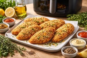 découvrez comment personnaliser vos escalopes panées à l'air fryer pour leur donner plus de saveurs grâce à nos astuces simples et délicieuses.
