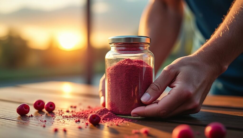 découvrez les bienfaits de la cranberry en poudre pour les sportifs, idéale pour un usage quotidien ou une cure ponctuelle afin d'améliorer performance et récupération.