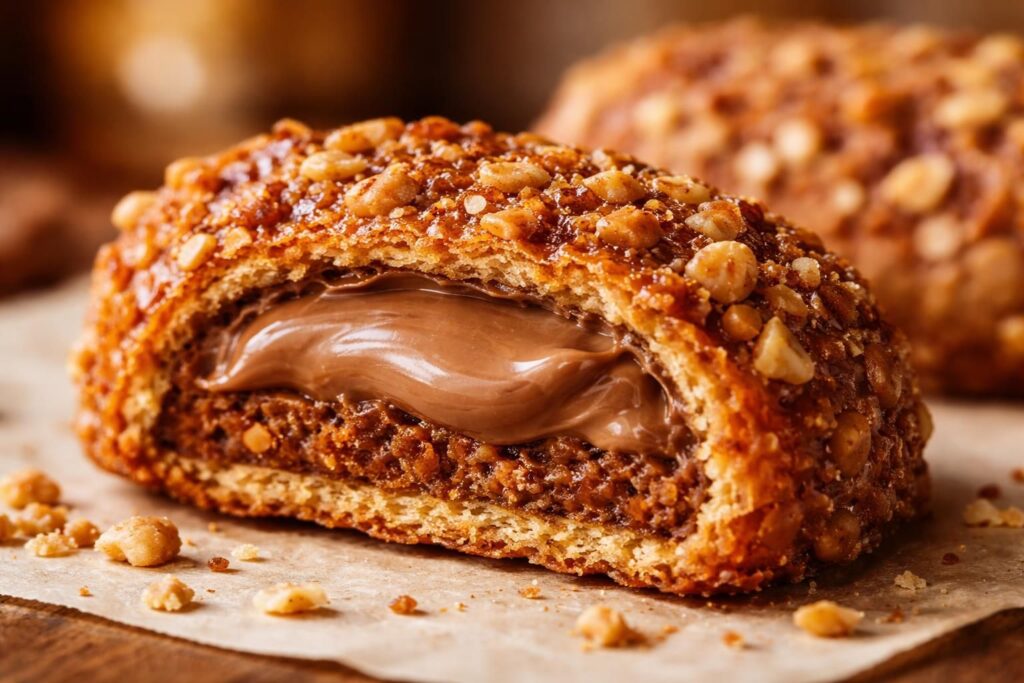 découvrez notre croustillant au praliné, une délicieuse harmonie entre croquant et onctuosité pour un plaisir gourmand inégalé.
