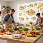 découvrez comment préparer une recette géante au mur grâce au mini vidéoprojecteur epson, idéal pour cuisiner à plusieurs de manière ludique et conviviale.