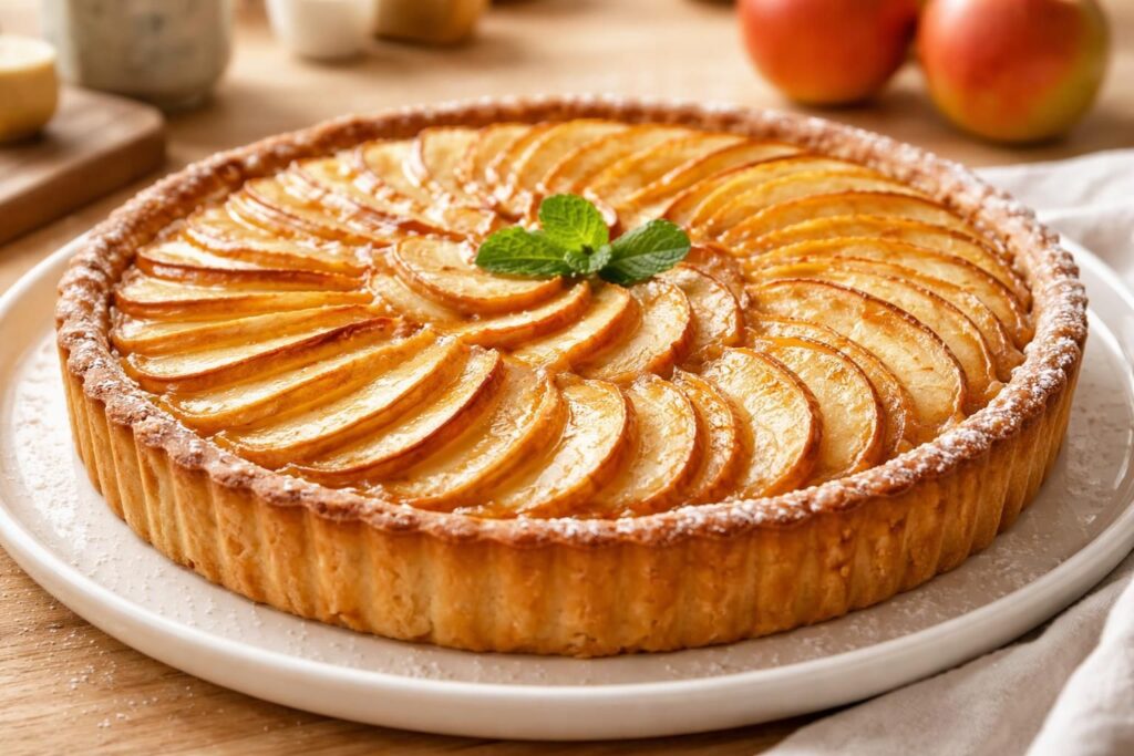 apprenez à réaliser la meilleure tarte aux pommes à la frangipane avec la recette exclusive du chef cyril lignac. facile, gourmande et délicieuse pour toutes vos occasions.