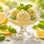 savourez le sorbet citron basilic de novascope, une délicieuse explosion de fraîcheur et de saveurs estivales pour éveiller vos papilles.