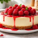 découvrez comment préparer un délicieux cheesecake aux framboises accompagné d'un coulis maison pour impressionner vos amis avec un dessert gourmand et facile à réaliser.