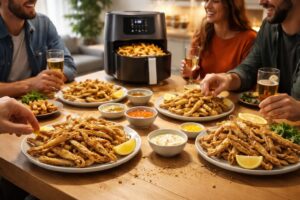 découvrez des recettes savoureuses de friture d'éperlans à l'air fryer, idéales pour des soirées conviviales entre amis. facile, rapide et gourmand !
