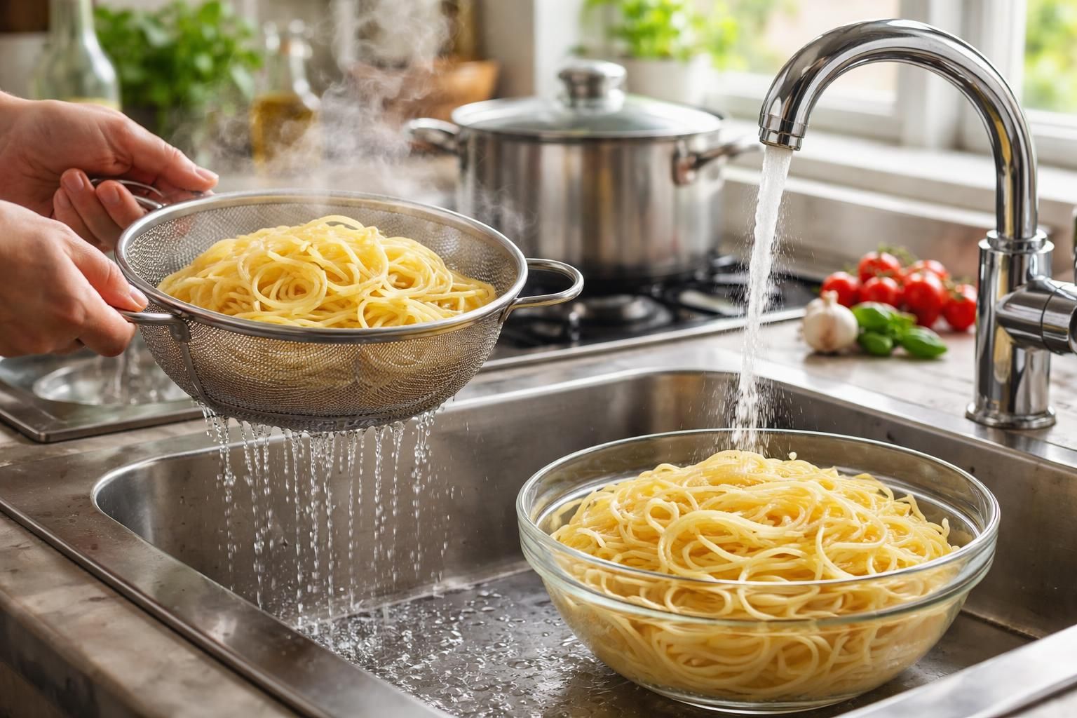 découvrez si rincer les pâtes après cuisson est nécessaire pour conserver leur saveur et améliorer la texture de vos plats.