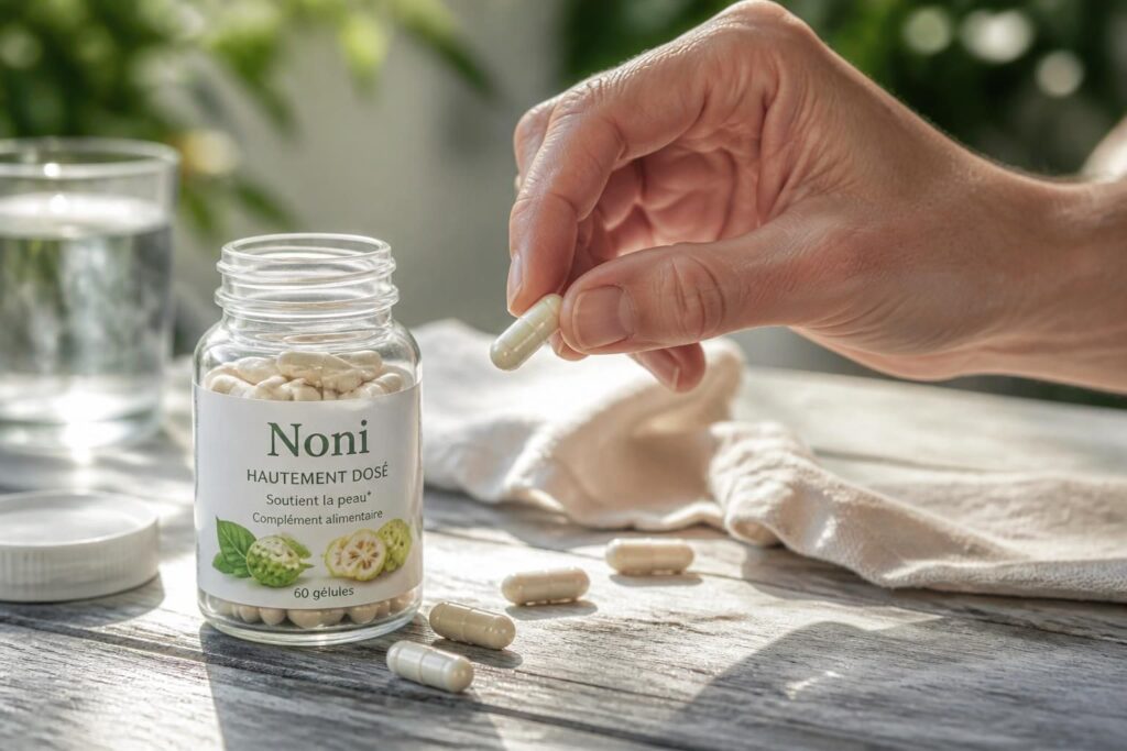 découvrez comment les gélules de noni peuvent améliorer la santé de votre peau, que ce soit en usage quotidien ou en cure ponctuelle, pour une peau plus éclatante et revitalisée.