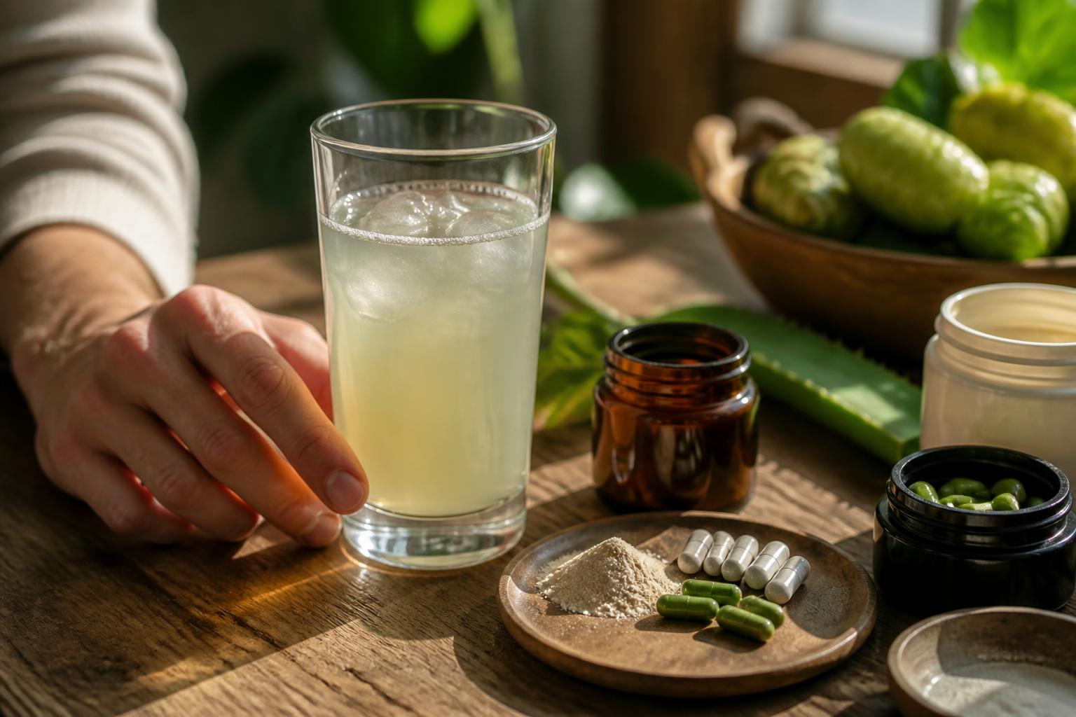 découvrez si le cocktail détox à base de noni et d'aloe vera peut remplacer certains compléments alimentaires pour améliorer votre bien-être naturellement.