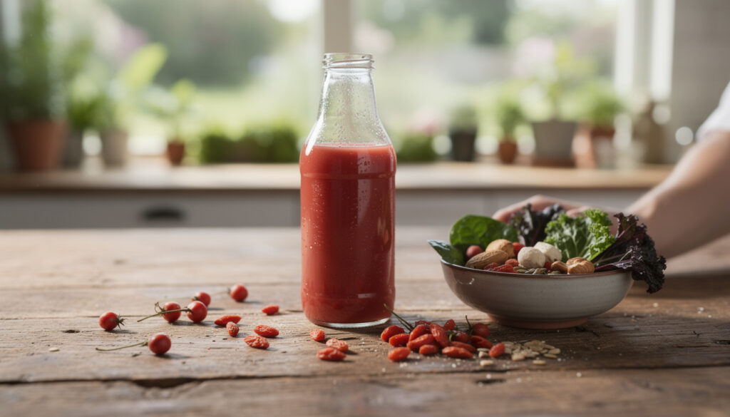 découvrez si le jus de goji, réputé pour améliorer la vision, convient aux régimes végétariens et ses bienfaits pour la santé oculaire dans une alimentation sans produits animaux.
