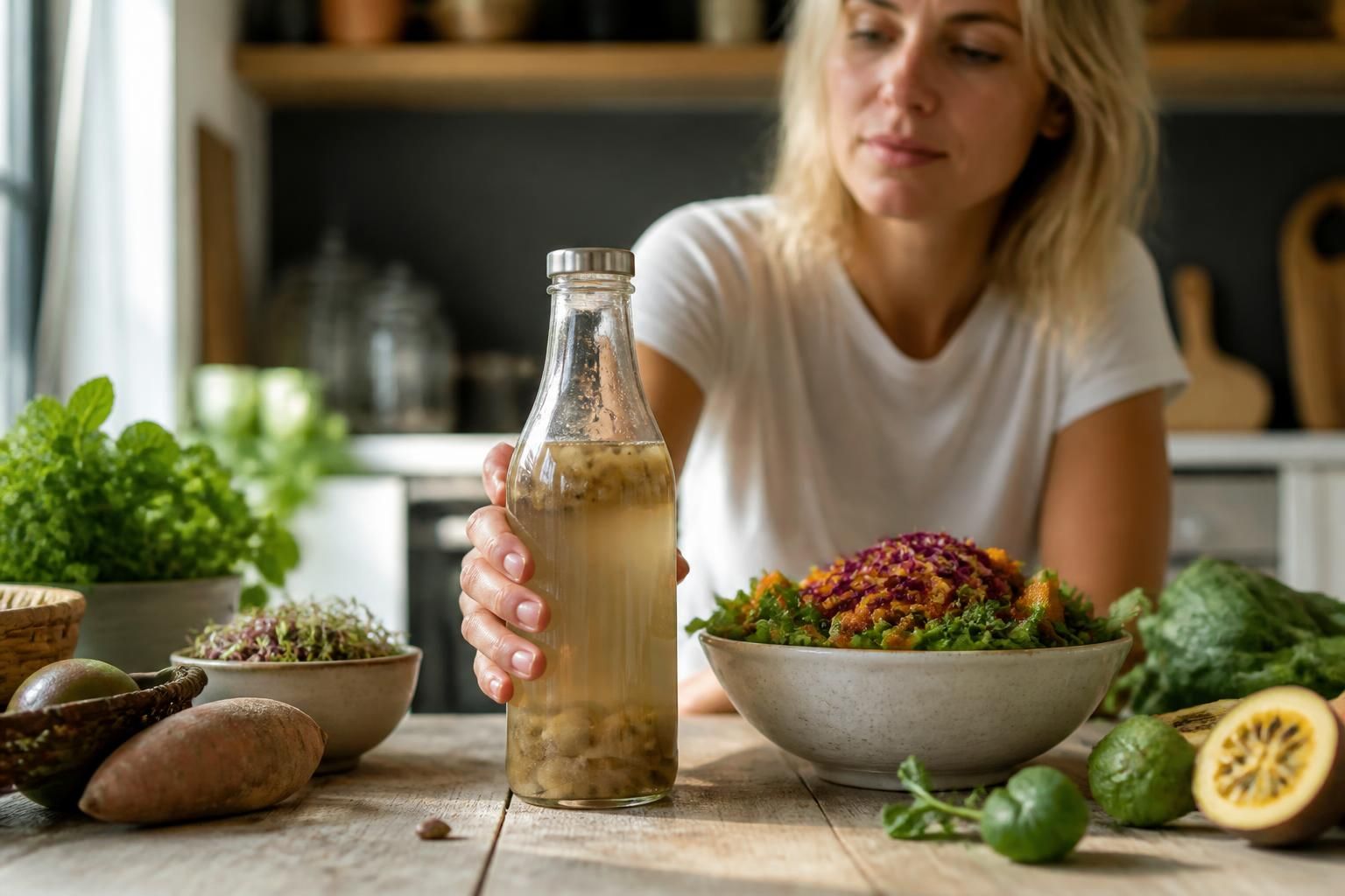 découvrez si le noni fermenté, utilisé pour soulager les troubles intestinaux, convient aux régimes végétariens et ses bienfaits pour la santé digestive.