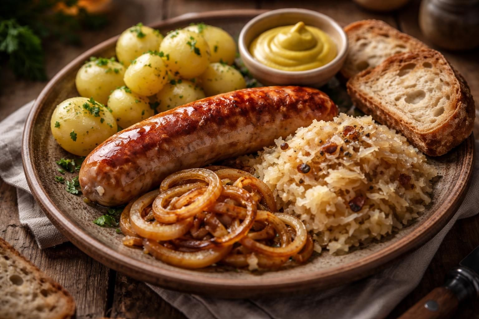 découvrez les accompagnements indispensables pour réussir parfaitement la cuisson de la saucisse de couenne à l'eau et sublimer vos plats.