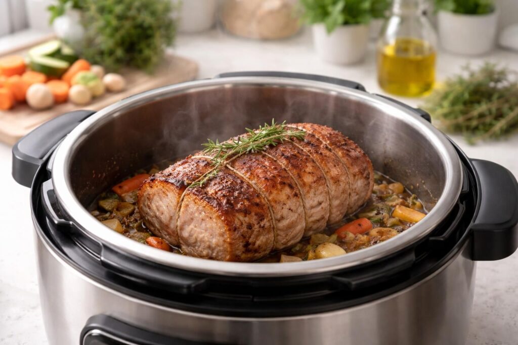 découvrez les bienfaits du rôti de porc préparé seul au cookeo avec marmiton, une recette simple et savoureuse pour une alimentation équilibrée et saine au quotidien.
