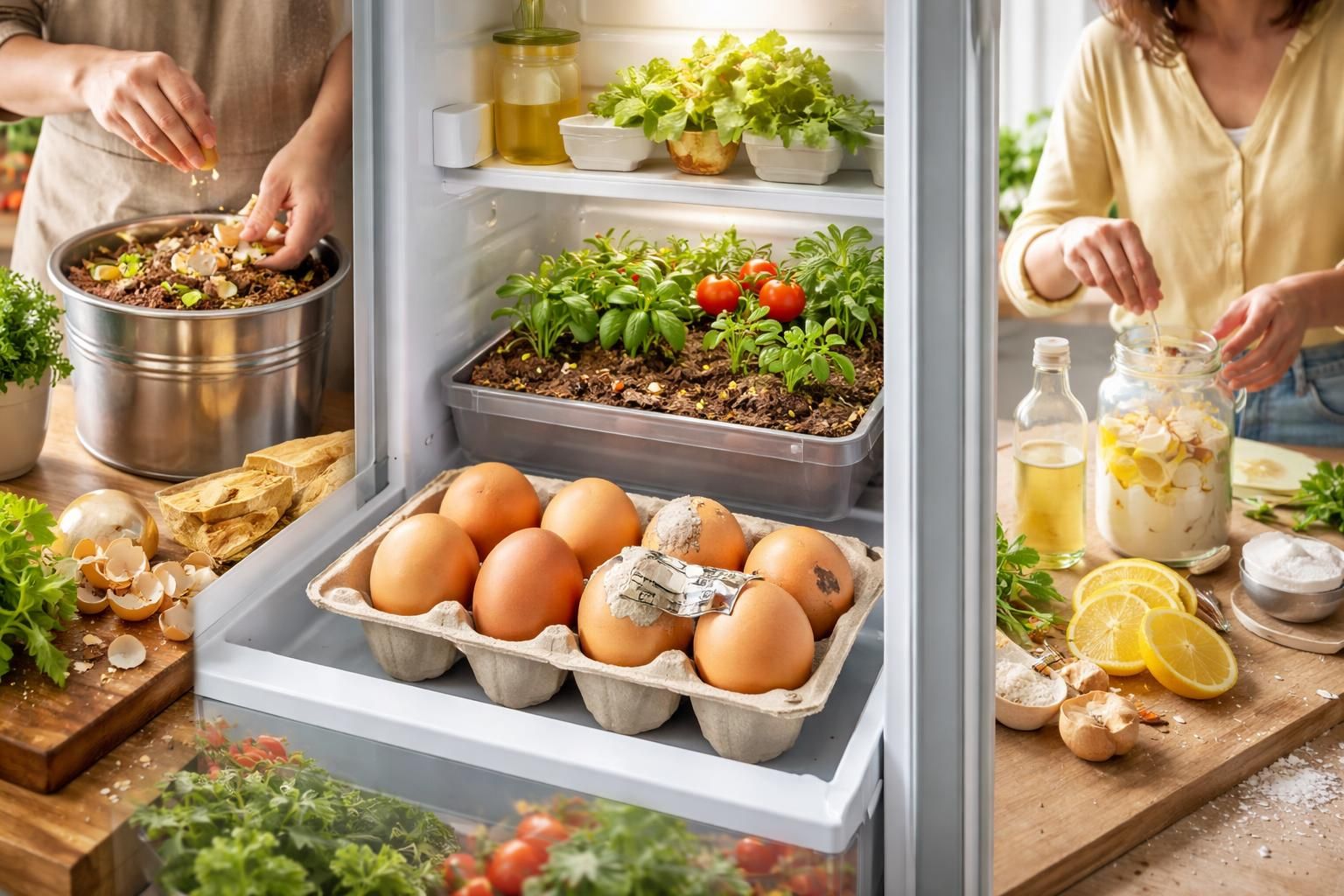 découvrez des solutions écologiques pour gérer et recycler les œufs périmés dans votre réfrigérateur, afin de réduire le gaspillage alimentaire et protéger l'environnement.
