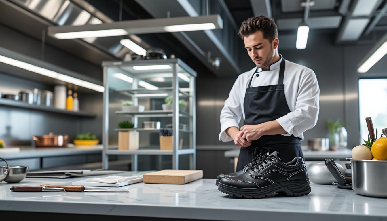 découvrez les dernières tendances en chaussures de sécurité de cuisine à rennes. alliant confort, style et sécurité, ces modèles sont spécialement conçus pour répondre aux besoins des professionnels de la restauration. informez-vous sur les meilleures options disponibles et assurez votre protection sans compromettre votre élégance en cuisine.