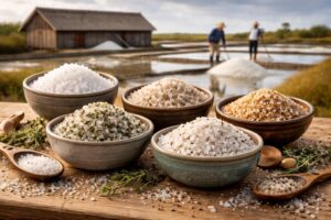 découvrez les différentes variétés de sel de guérande et leurs caractéristiques gustatives uniques, idéales pour sublimer vos plats avec authenticité.