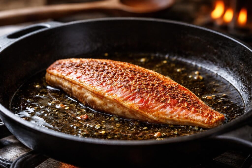 apprenez à maîtriser le temps de cuisson du filet de rouget à la poêle pour obtenir un plat savoureux, tendre et parfaitement doré à chaque fois.
