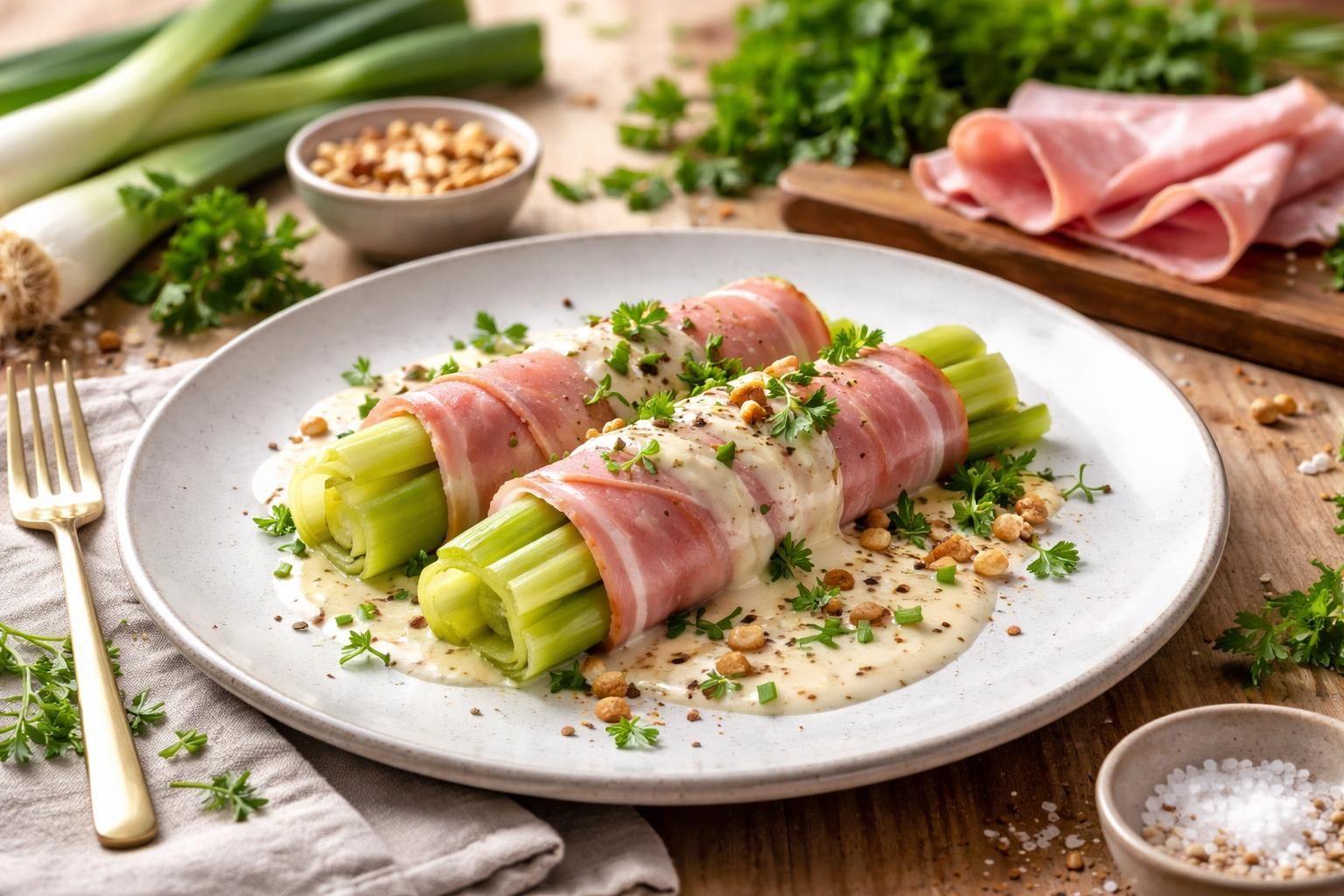 découvrez pourquoi les poireaux au jambon revisité séduisent les amateurs de cuisine avec leur touche moderne, des saveurs savoureuses et une recette facile à réaliser.