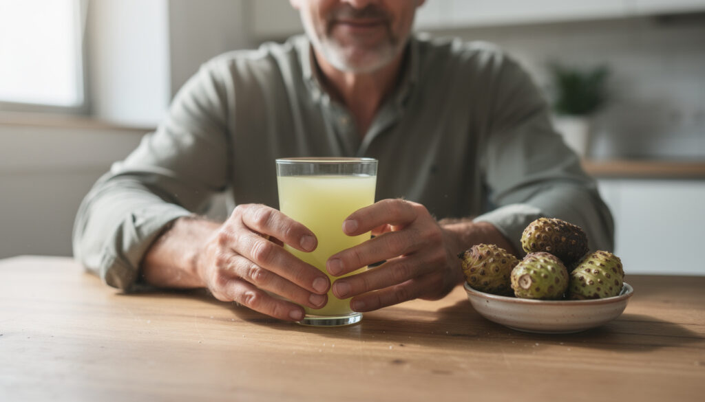 découvrez ce que révèlent les études scientifiques sur l'efficacité du jus de noni pour soulager les douleurs articulaires et améliorer la mobilité.
