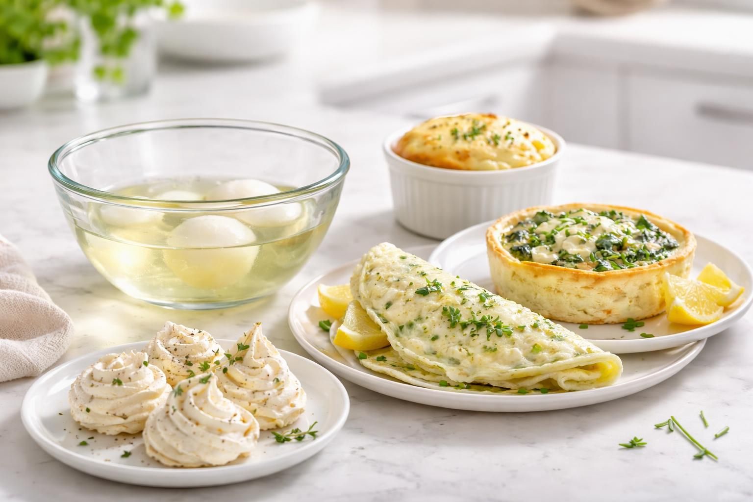 découvrez comment utiliser 4 blancs d'œufs dans des recettes salées délicieuses et originales. astuces et idées pour des combinaisons gagnantes en cuisine.