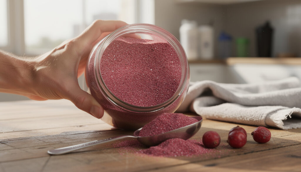 découvrez quelle forme de cranberry en poudre est la plus adaptée pour les sportifs, ses bienfaits et comment la consommer pour optimiser vos performances.