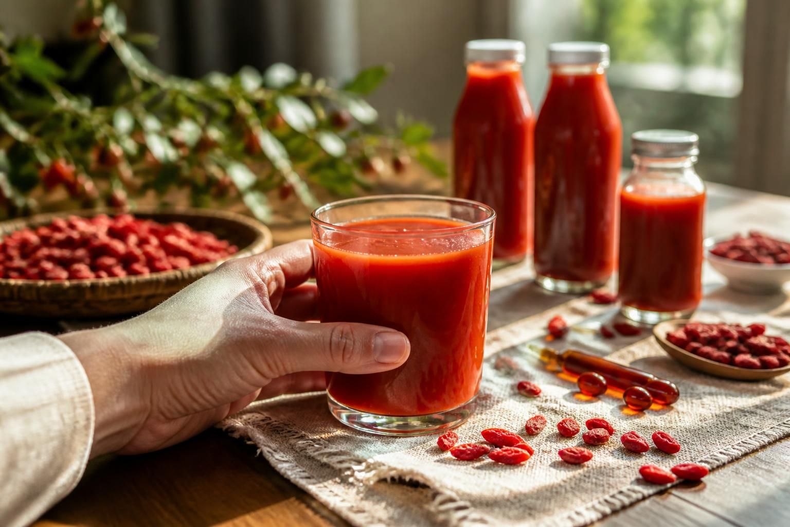 découvrez quelle forme de jus de goji est la plus efficace pour améliorer la vision et comment la consommer pour en tirer tous les bienfaits.