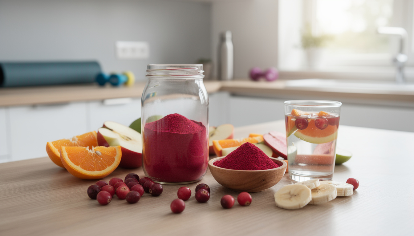 découvrez les bienfaits du cranberry en poudre pour les sportifs : amélioration de l'endurance, récupération musculaire accélérée et soutien du système immunitaire.