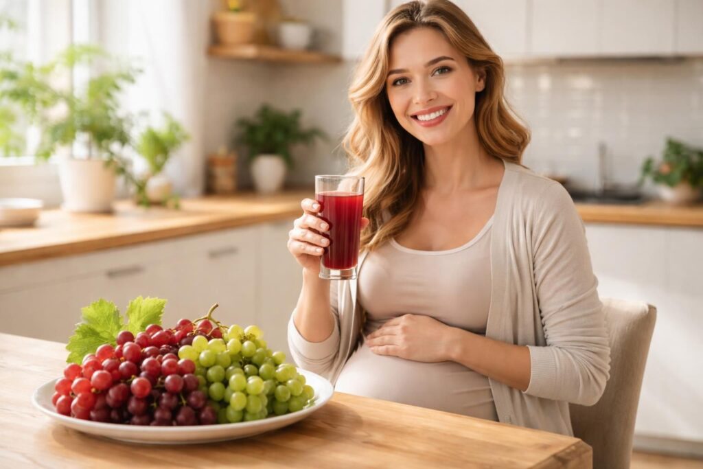 découvrez comment le raisin peut être une source précieuse de nutriments essentiels pour accompagner la grossesse en toute sécurité.
