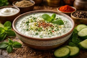 découvrez les secrets du raita indien pour un goût authentique et irrésistible. apprenez à préparer cette sauce rafraîchissante qui sublime vos plats épicés avec simplicité.