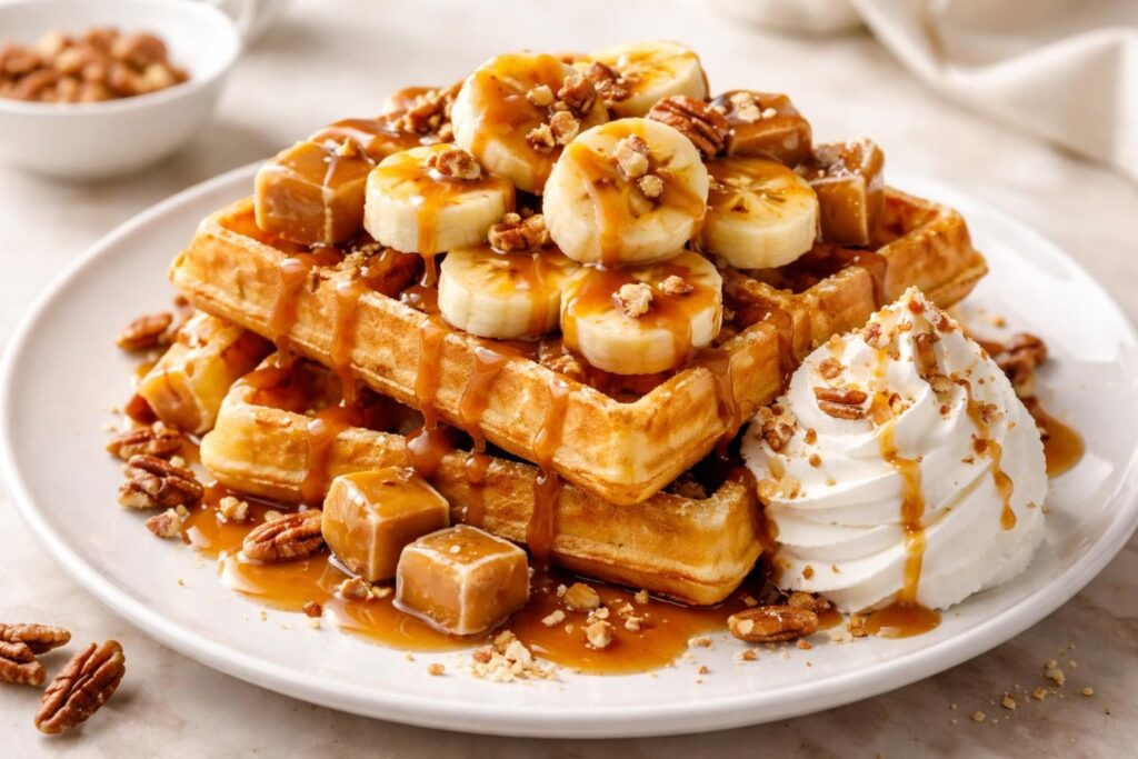 découvrez nos gaufres bananesques chicchew, un dessert gourmand et savoureux qui ravira vos papilles à chaque bouchée.