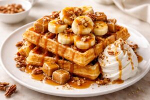 découvrez nos gaufres bananesques chicchew, un dessert gourmand et savoureux qui ravira vos papilles à chaque bouchée.