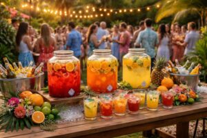 découvrez combien de litres de punch prévoir pour servir 50 personnes et réussir votre événement sans gaspillage.