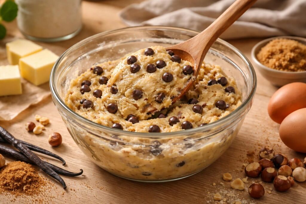 découvrez une recette gourmande de pâte à cookie crue, facile à préparer et idéale pour les amateurs de douceurs authentiques. savourez chaque bouchée !