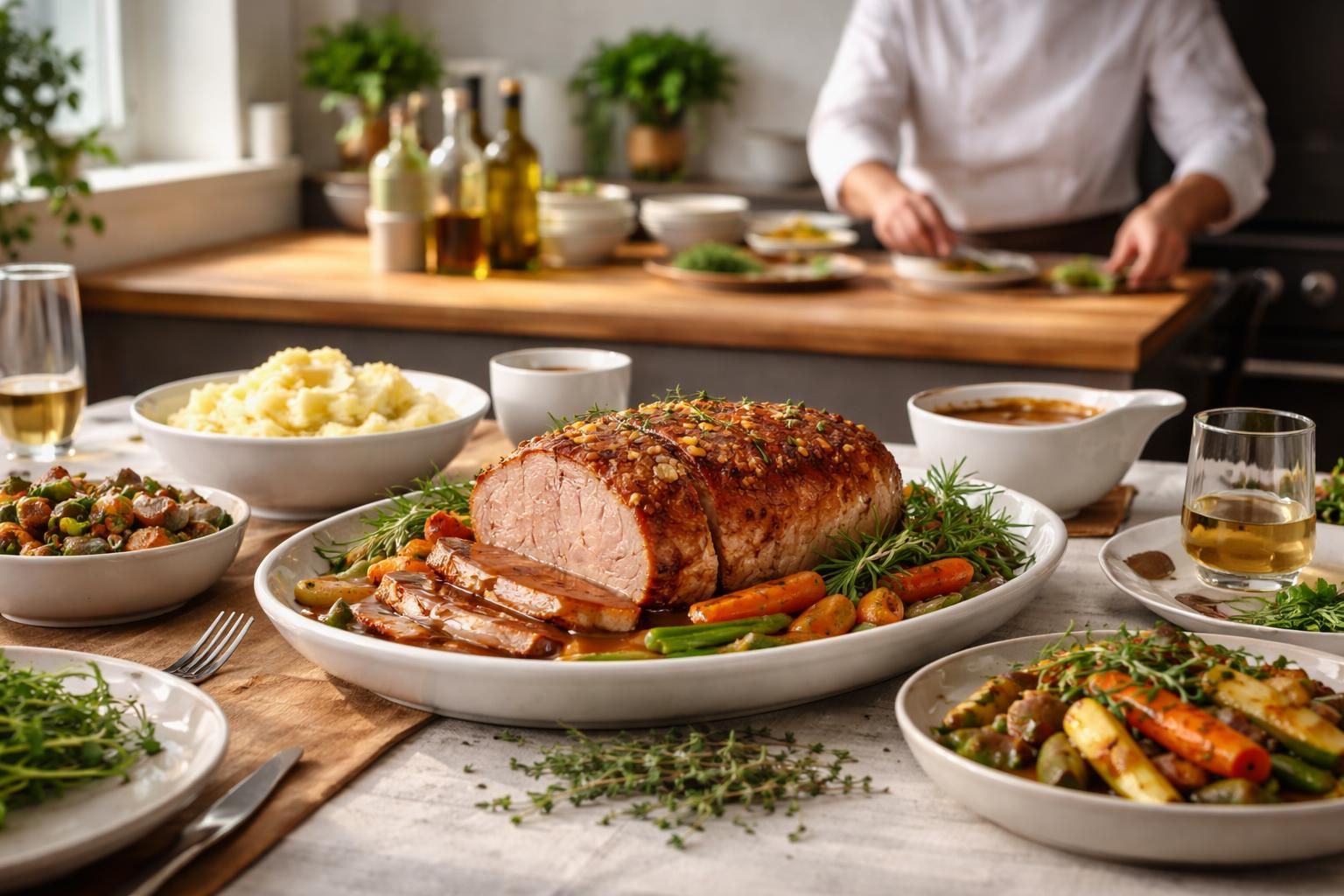 découvrez les secrets de chefs pour réussir un accompagnement parfait avec un rôti de porc, des astuces gourmandes et des recettes savoureuses pour sublimer votre repas.
