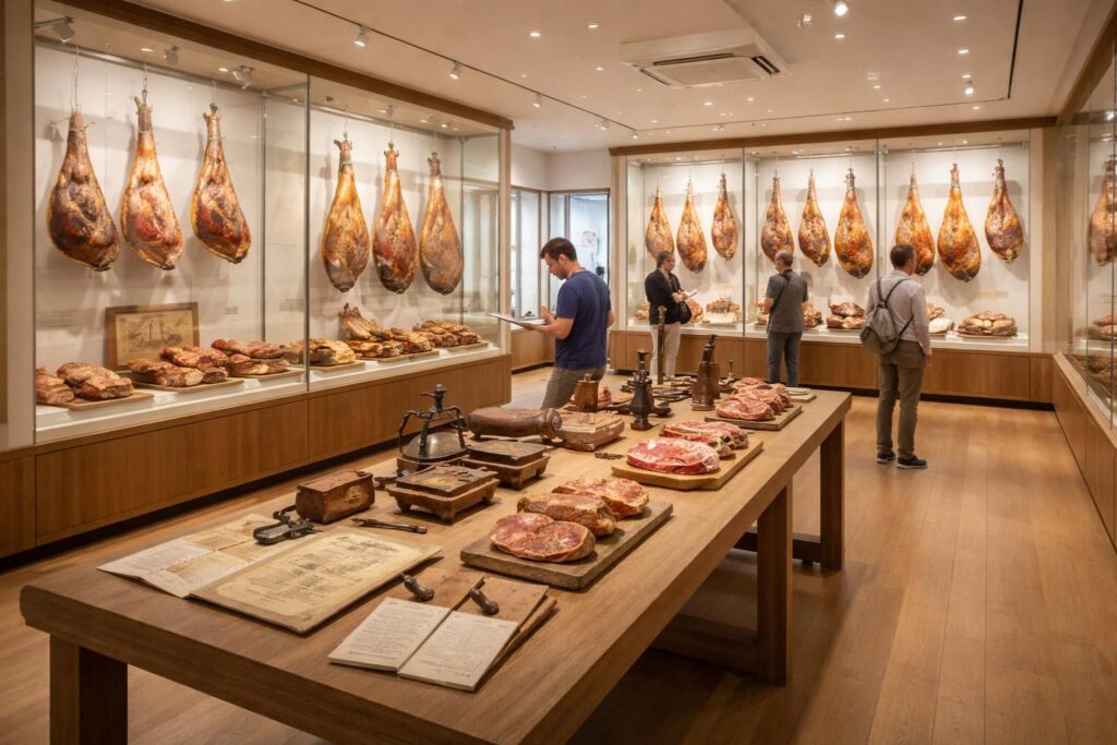 découvrez un aperçu fascinant de l'histoire au musée du jambon, où tradition et savoir-faire se rencontrent pour vous offrir une expérience unique.